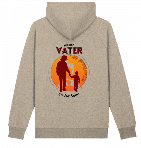 Wie der Vater so der Sohn - Bio Herren Hoodie