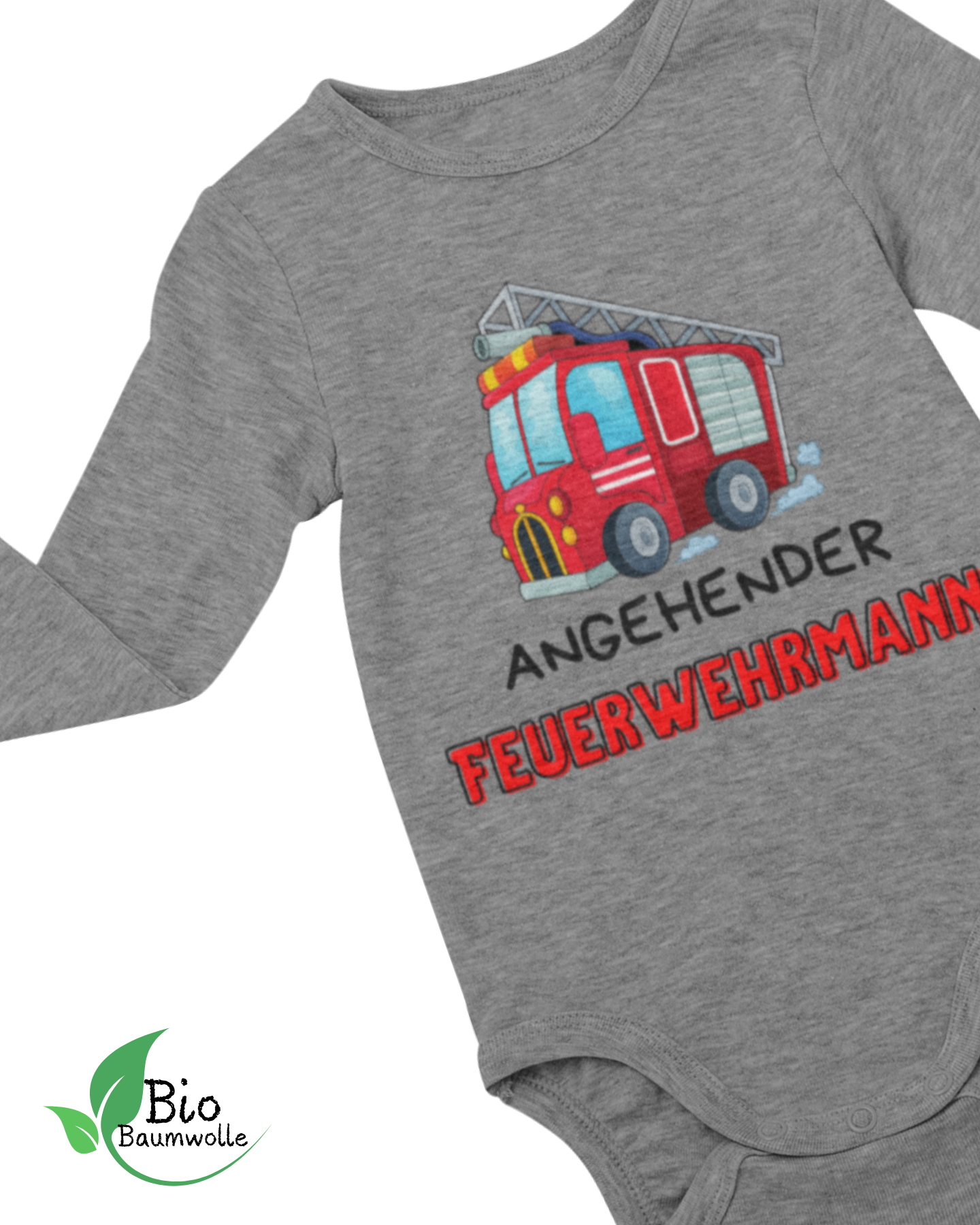 Angehender FWMann - Bio Langarm Body