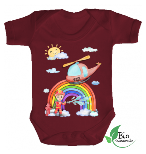 FW Regenbogen - Bio Kurzarm Body