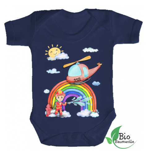 FW Regenbogen - Bio Kurzarm Body
