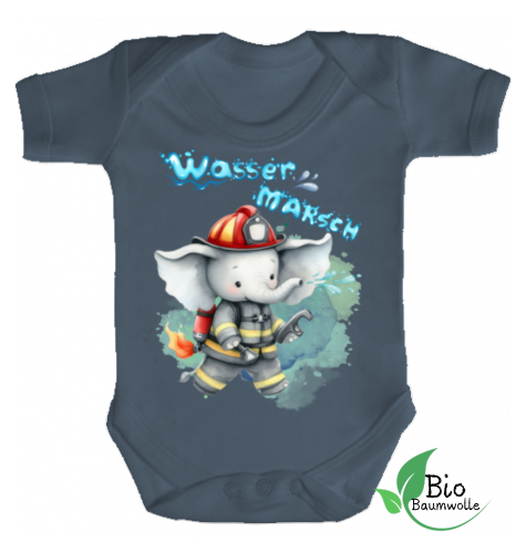 Wasser Marsch 2.0 - Bio Kurzarm Body