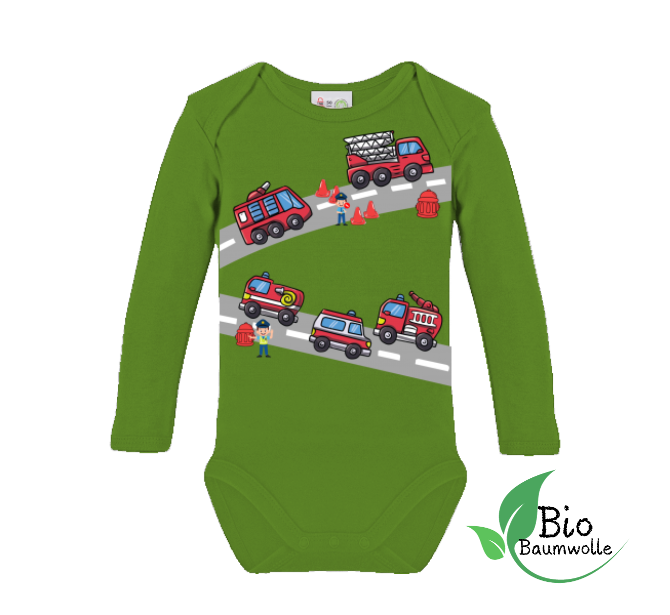 Feuerwehr Tour - Bio Langarm Body