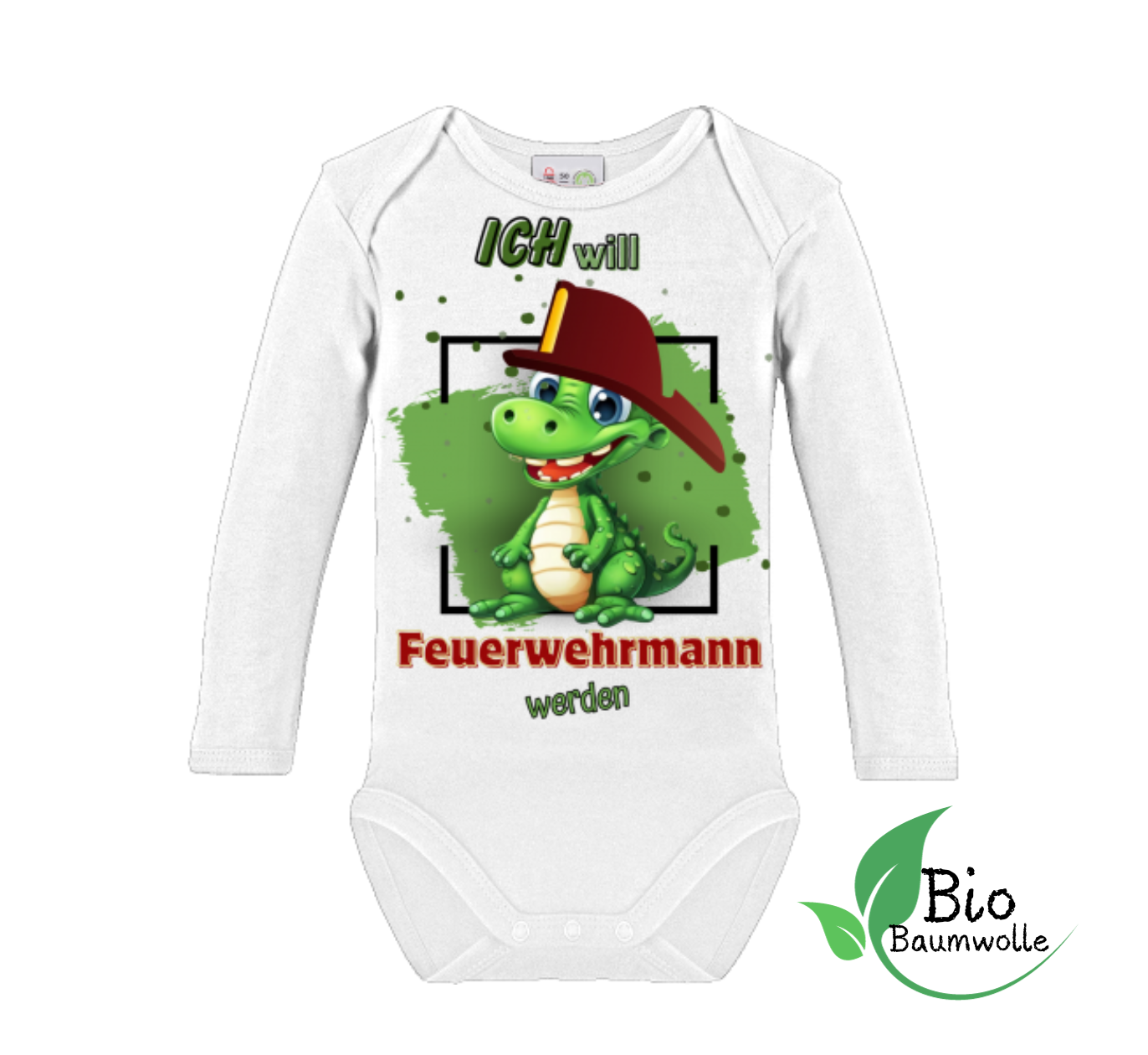 Ich will - Bio Langarm Body