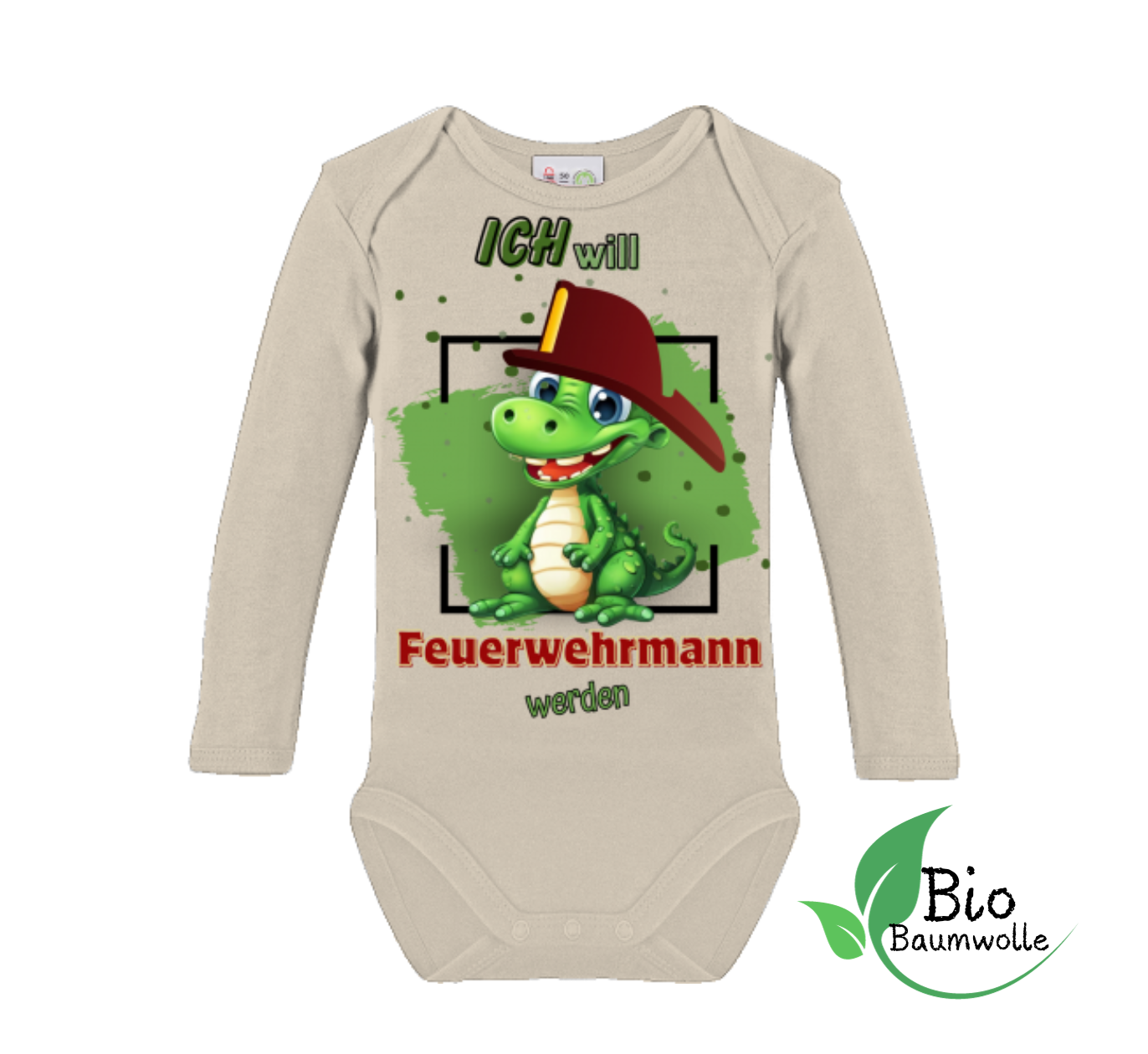 Ich will - Bio Langarm Body