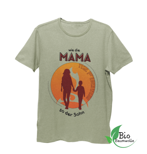 Wie die Mama so der Sohn - Bio Shirt