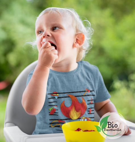 Feuer u. Flamme - Baby Bio Shirt