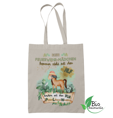 PonyLöschWagen - Bio Tasche