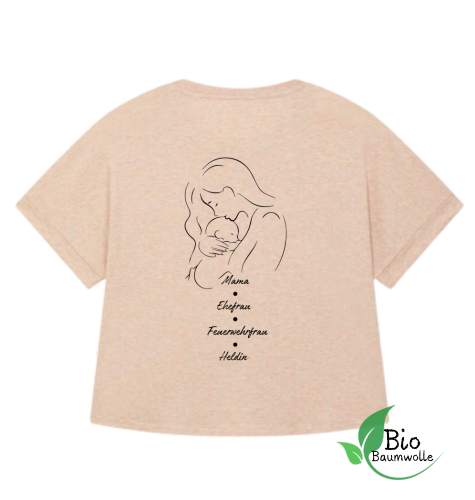 Mama - Damen Oversized Shirt