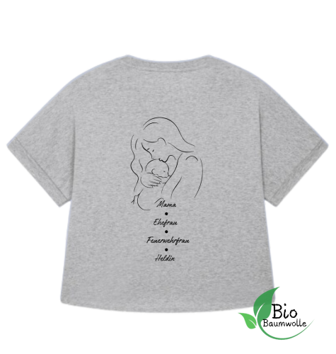 Mama - Damen Oversized Shirt