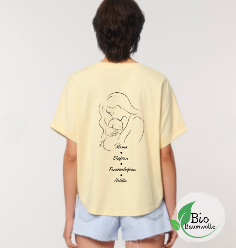 Mama - Damen Oversized Shirt