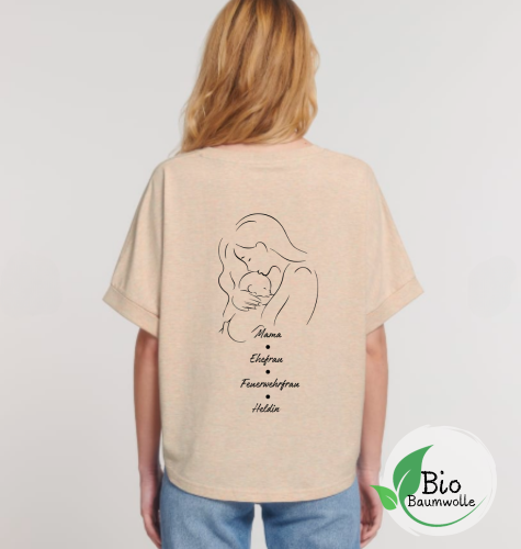 Mama - Damen Oversized Shirt
