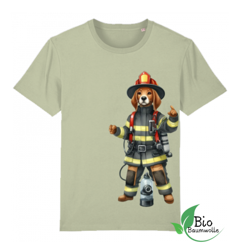 Feuerwehr Hund - Unisex Bio Shirt