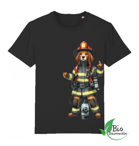 Feuerwehr Hund - Unisex Bio Shirt