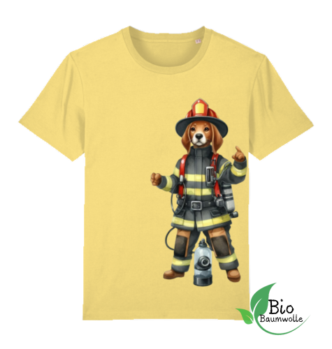Feuerwehr Hund - Unisex Bio Shirt