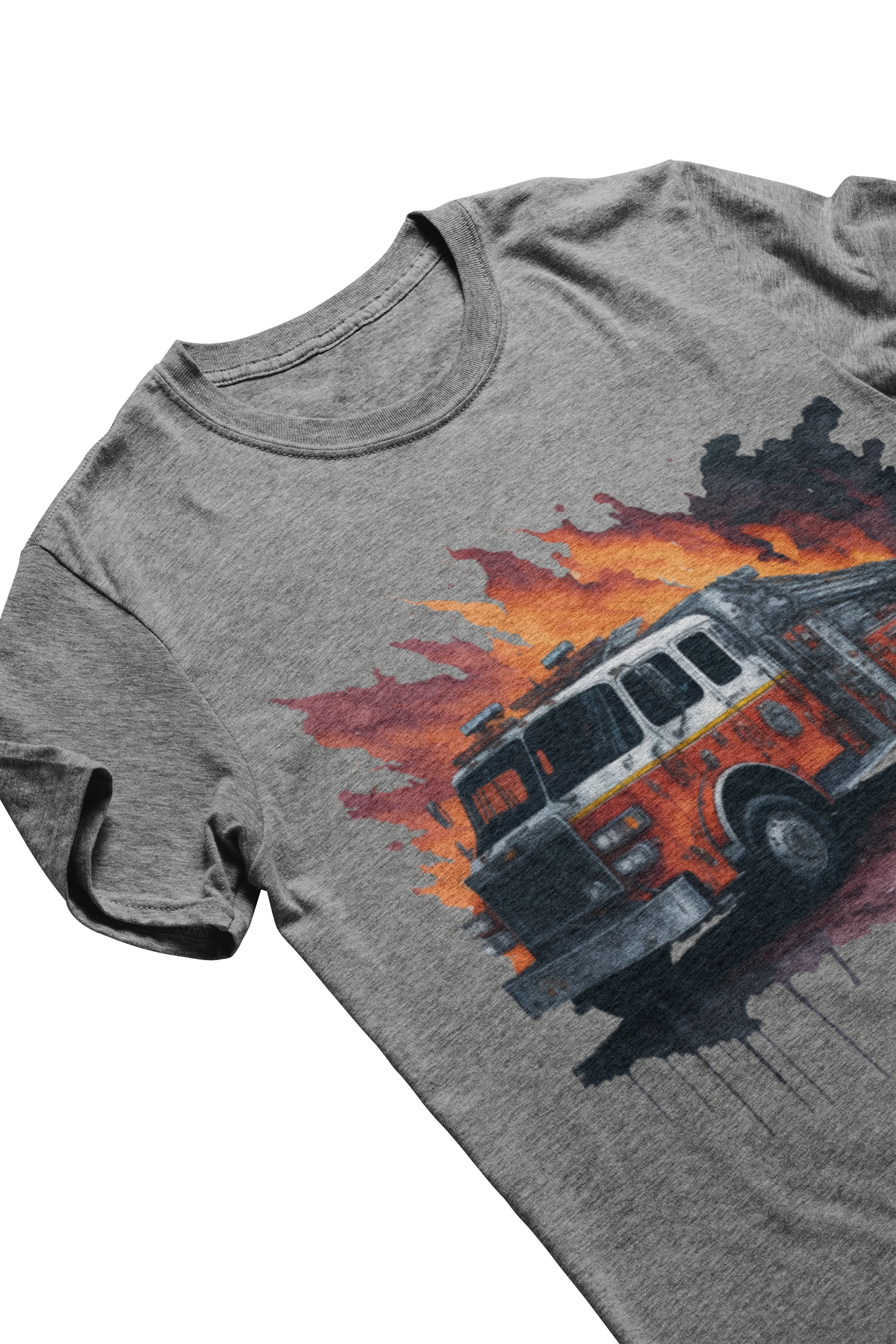 Firetruck Flames - Shirt