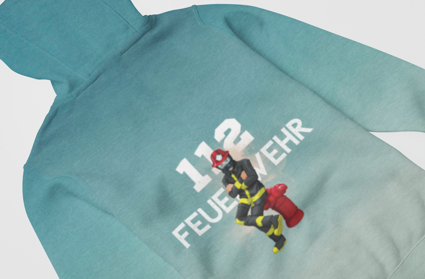 112 Feuerwehr - Bio Dip Dye Hoodie