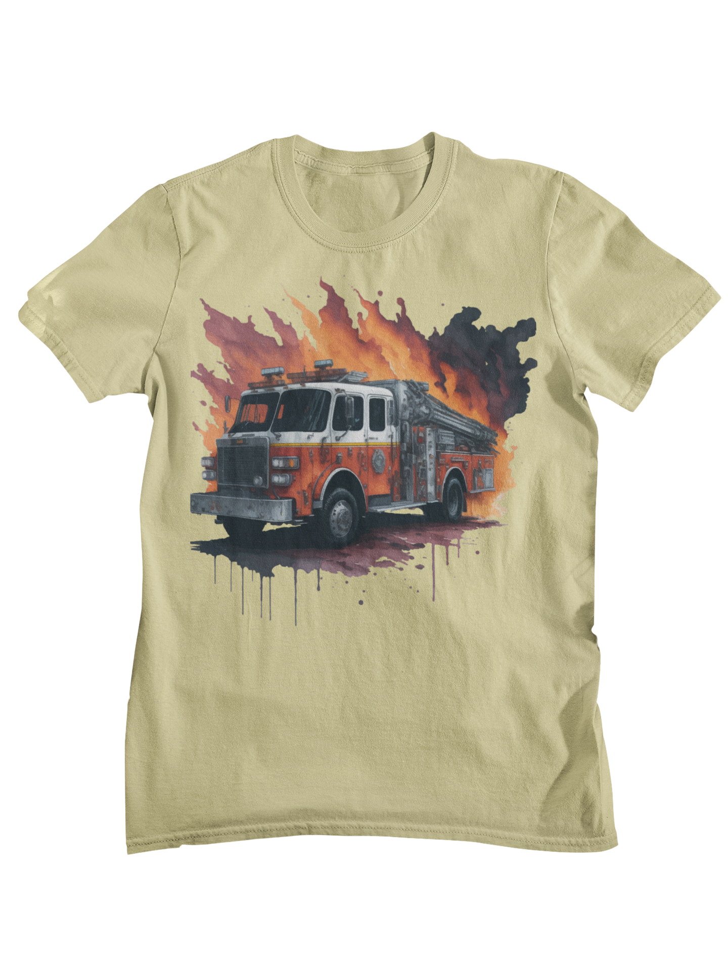 Firetruck Flames - Shirt