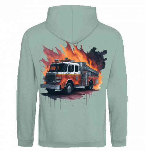 Firetruck Flames - Hoodie
