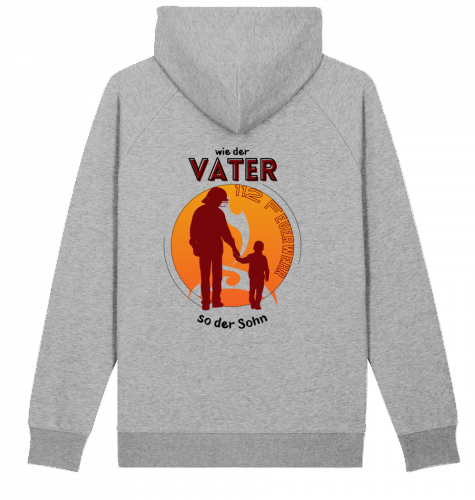 Wie der Vater so der Sohn - Bio Herren Hoodie