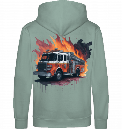 Firetruck Flames - Hoodie