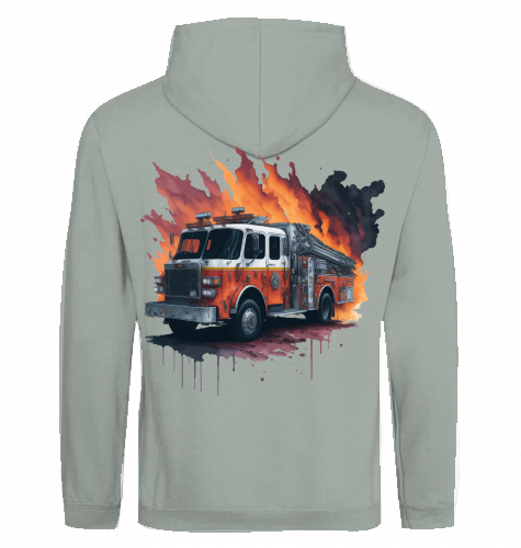 Firetruck Flames - Hoodie