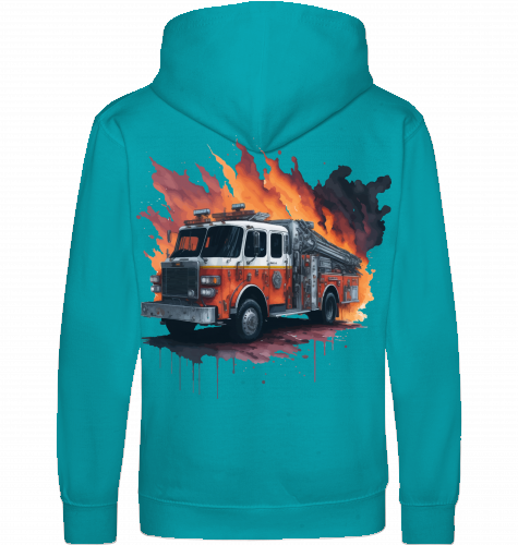 Firetruck Flames - Hoodie
