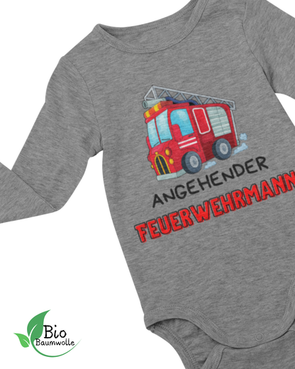 Angehender FWMann - Bio Langarm Body