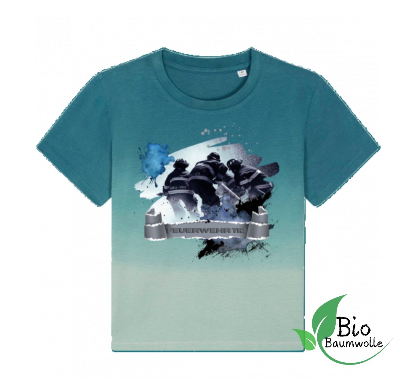 Feuerwehr 112 - Bio Dip Dye Shirt
