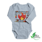 Feuer u. Flamme - Bio Langarm Body