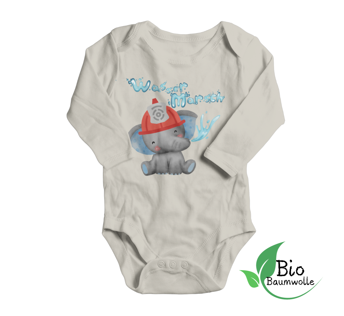 Wasser marsch - Bio Langarm Body