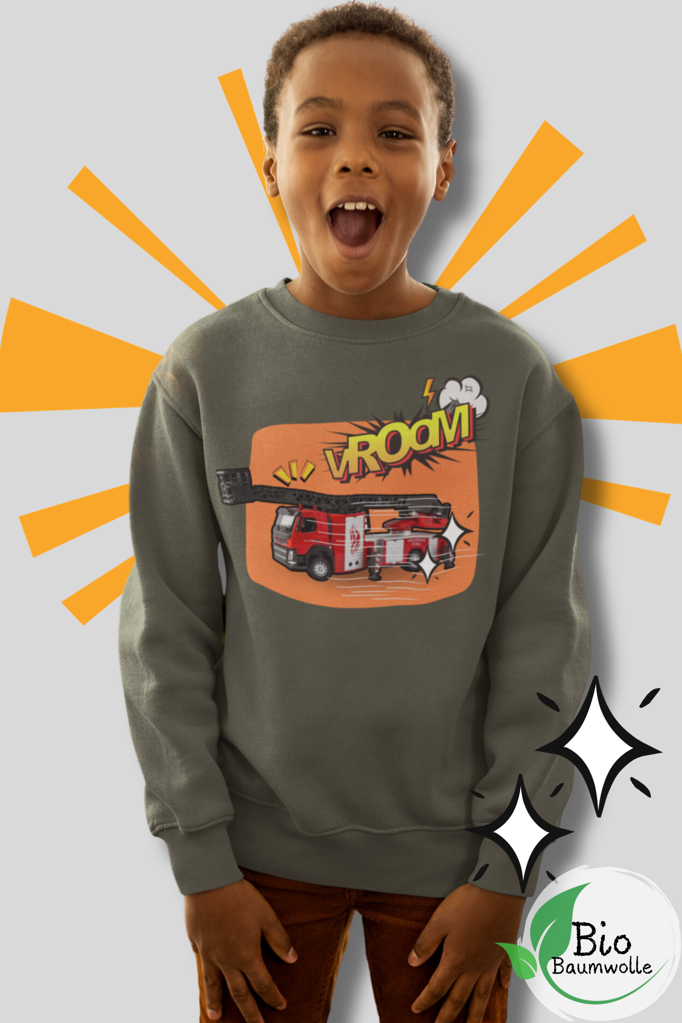 ComicDrehleiter - Bio Sweatshirt
