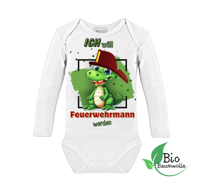 Ich will - Bio Langarm Body