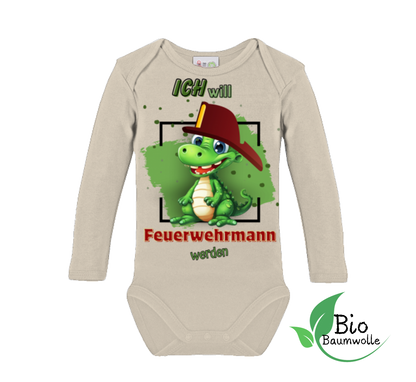 Ich will - Bio Langarm Body