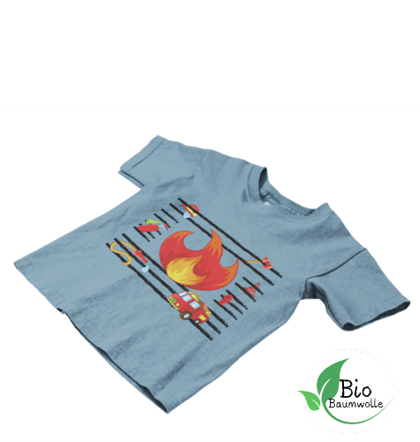Feuer u. Flamme - Baby Bio Shirt