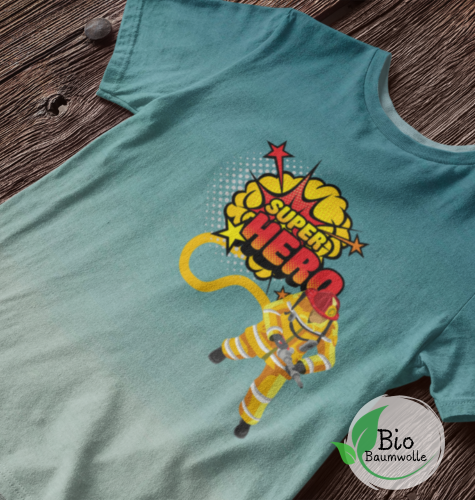 SuperHero - Bio Dip Dye Shirt