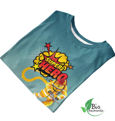 SuperHero - Bio Dip Dye Shirt