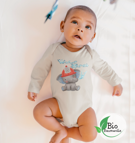 Wasser marsch - Bio Langarm Body