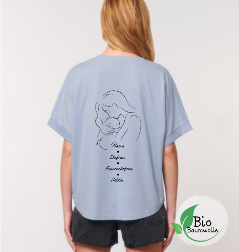 Mama - Damen Oversized Shirt