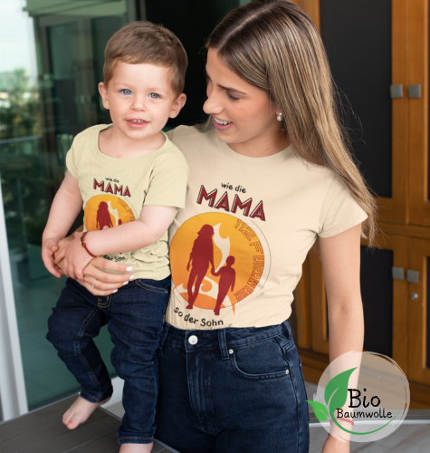 Wie die Mama so der Sohn - Damen Bio Shirt