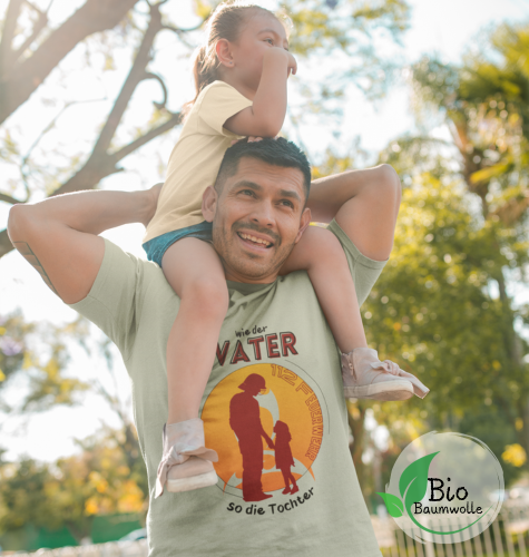 Wie der Vater so die Tochter - Herren Bio Shirt