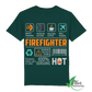 Firefighter Rückenprint - Bio Unisex Shirt