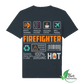 Firefighter Rückenprint - Bio Unisex Shirt