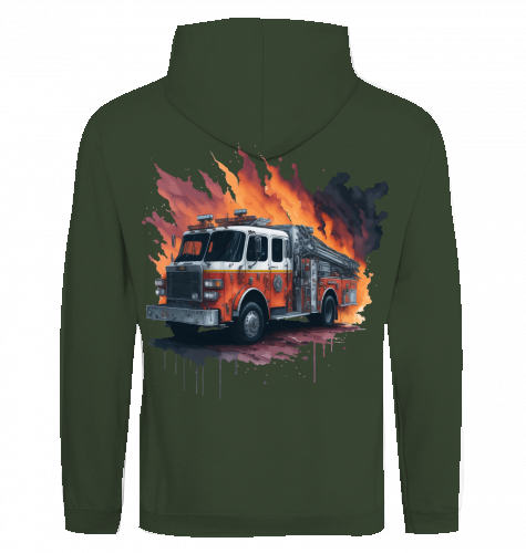 Firetruck Flames - Hoodie