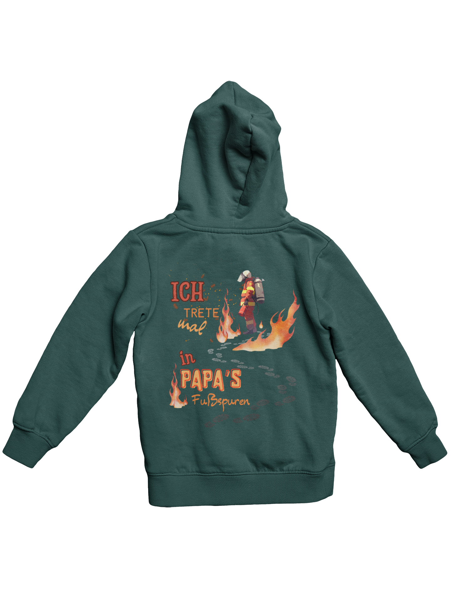 Papa's Fußspuren - Hoodie
