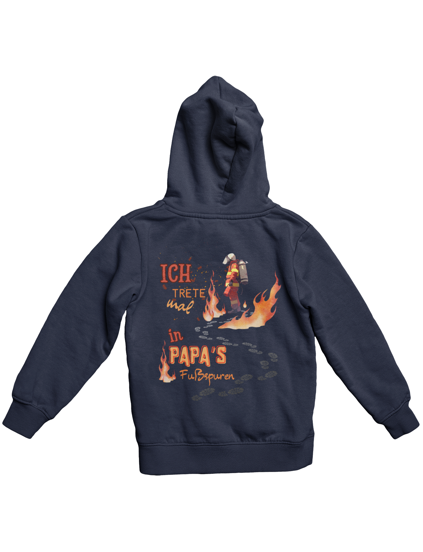 Papa's Fußspuren - Hoodie