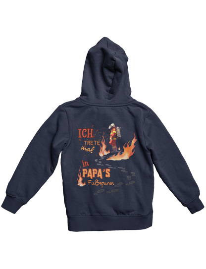 Papa's Fußspuren - Hoodie