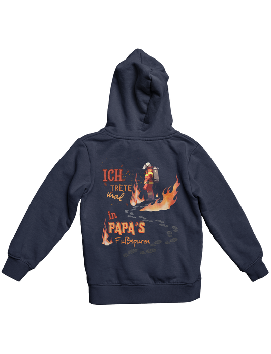 Papa's Fußspuren - Hoodie