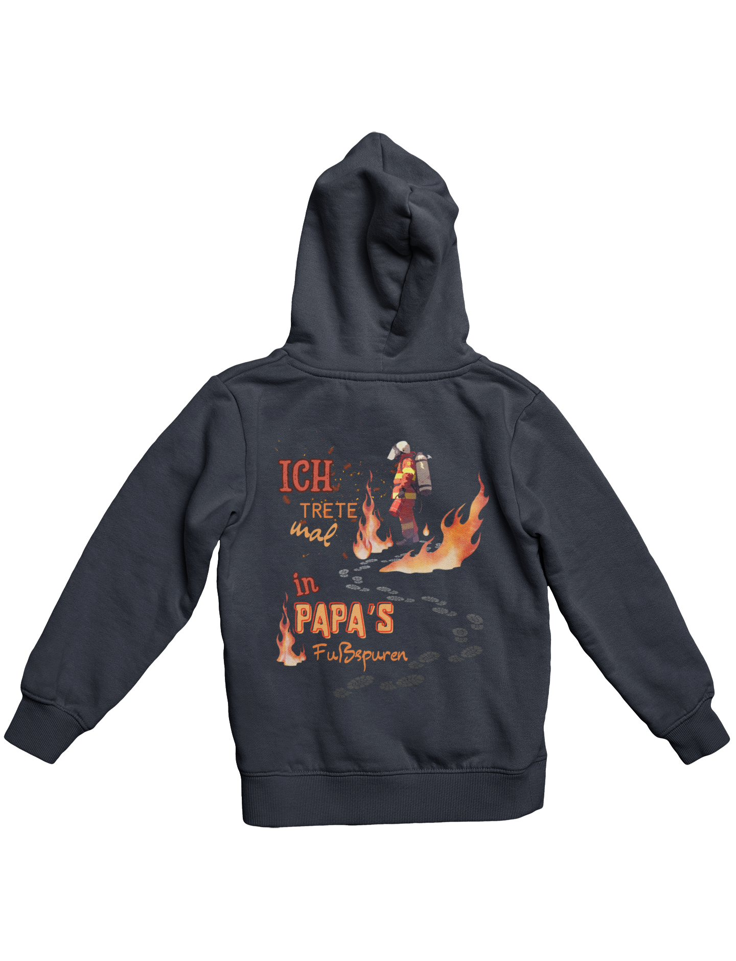 Papa's Fußspuren - Hoodie