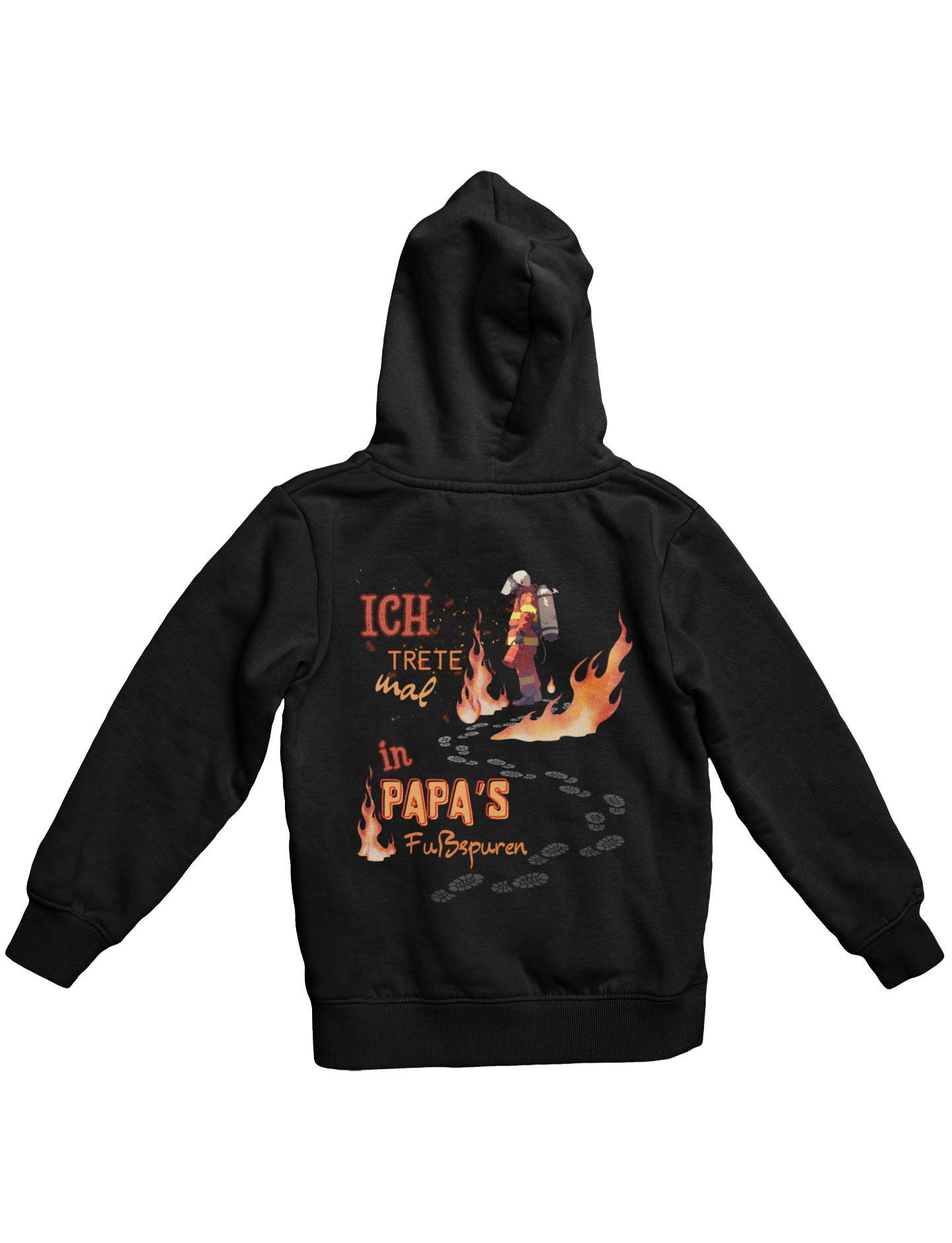 Papa's Fußspuren - Hoodie