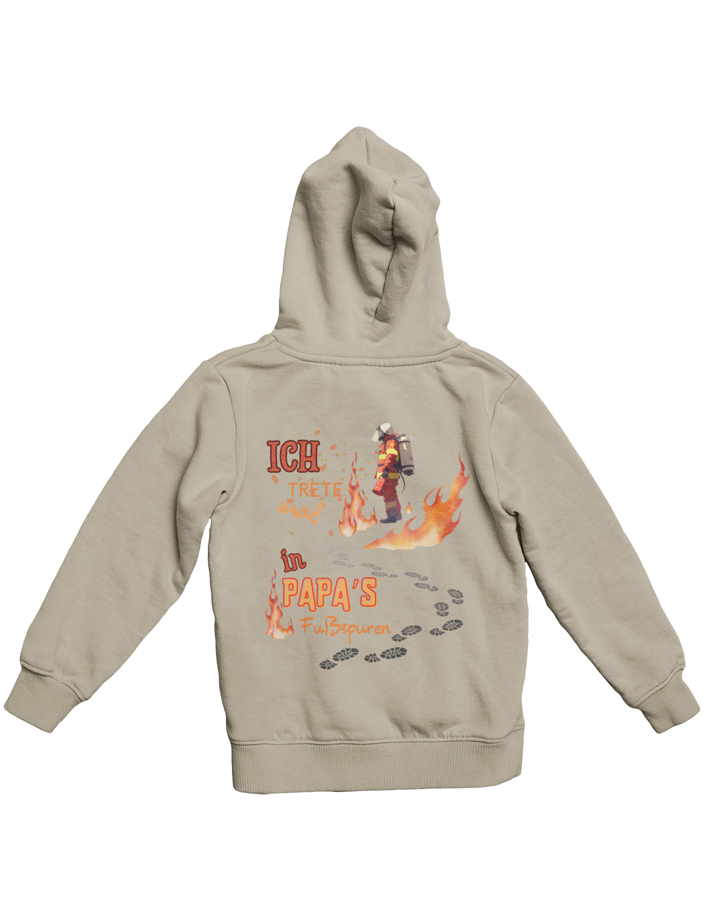 Papa's Fußspuren - Hoodie